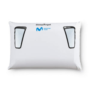 SleepAngel pillow is easy to clean, sustainable to maintain, comfortable to use. Comes with cool Movistar Team custom design.