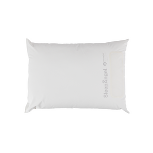 SleepAngel pillow is soft and fluffy and also a relief for children and kids with allergies and/or asthma, practical solution if you have nosebleeds, running nose, or similar, that would otherwise require washing of the pillow. Just change the covers, wipe down the pillow and your child is ready for a good night’s sleep. Suitable for children from 3 years onwards