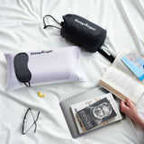 Take it anywhere you want and do not worry about what is inside as nothing but pure air can enter the pillow - SleepAngel Travel pillow